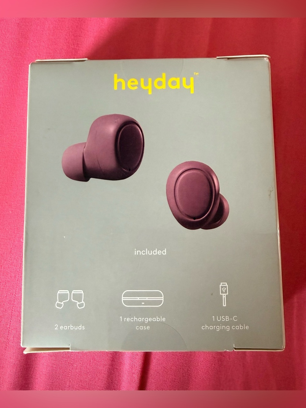heyday True Wireless Earbuds - Plum
